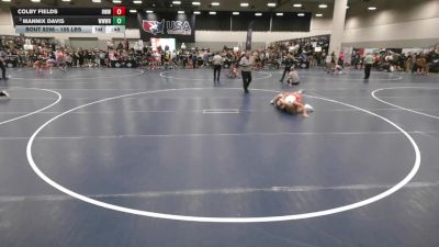 105 lbs Cons. Semis - Colby Fields, Rogue Warrior Wrestling vs Mannix Davis, WWC Wrestling