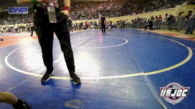 52 lbs Round Of 32 - Hayden Gregory, Tulsa Blue T Panthers vs Brady Culwell, Dodge City Wrestling Academy