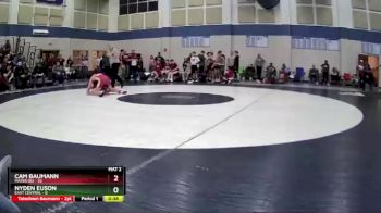 117 lbs Round 2 (4 Team) - Cam Baumann, Mater Dei vs Nyden Euson, East Central