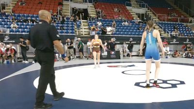 155 lbs Champ. Rd Of 128 - Julia Araujo, North Dakota vs Mia Tiller, Minnesota