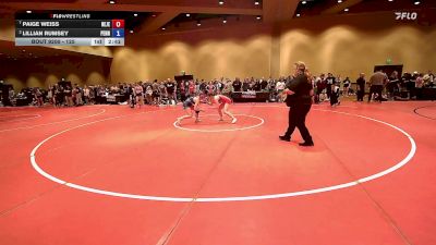 125 lbs Quarters - Paige Weiss, New Jersey vs Lillian Rumsey, Pennsylvania