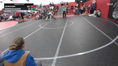 74-81 lbs Round 3 - Remington Maurer, North Star vs Layne Wyant, Berlin