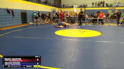 110 lbs Round 4 - Brady Woofter, Colby Kids Wrestling Club vs Kelton Doucet, Wichita Training Center