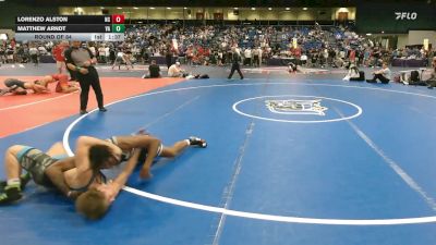 157 lbs Round Of 64 - Lorenzo Alston, NC vs Matthew Arndt, VA