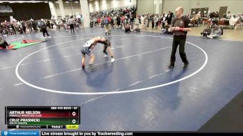 67 lbs Cons. Round 7 - Arthur Nelson, Pinnacle Wrestling Club vs Cruz Prasnicki, South Dakota