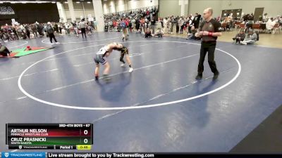 67 lbs Cons. Round 7 - Arthur Nelson, Pinnacle Wrestling Club vs Cruz Prasnicki, South Dakota