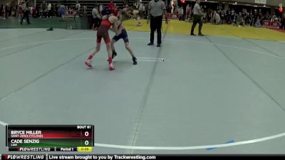 55 lbs Semifinal - Cade Senzig, LAW vs Bryce Miller, Saint James Cyclones