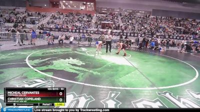 93 lbs Round 3 - Micheal Cervantes, Toppenish USA WC vs Christian Copeland, NorthEast 509 WC