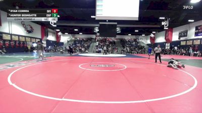 126 lbs Cons. Round 4 - Ryan Correa, Santa Fe vs Hunter Besneatte, Chaparral