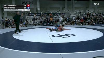 125 kg Cons. Rd Of 32 - Will Greenberg, Buffalo Valley RTC vs Fabian Torres, United Wrestling Club