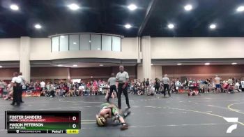 70 lbs Quarterfinal - Foster Sanders, Prodigy Wrestling Academy vs Mason Peterson, Mat Psychos