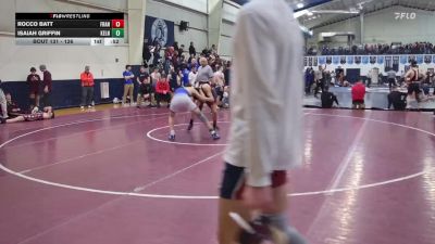 126 lbs Cons. Round 1 - Rocco Batt, St. Francis vs Isaiah Griffin, Kellenberg