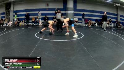 130 lbs Round 3 (8 Team) - Tino Sciullo, U2 Uprising Black vs Tanner Packard, CTWHALE