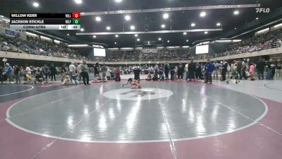 70 lbs Consi-qtrs - Willow Kerr, Millerstown vs Jackson Stickle, Milford