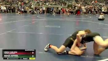 105 lbs Quarterfinal - Bishop Hammen, Moen Wrestling Academy vs Crew Carlson, The Best Wrestler