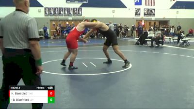 215 lbs Round 3 - Brodie Blackford, Southeast Polk vs Hunter Benedict, Tonganoxie