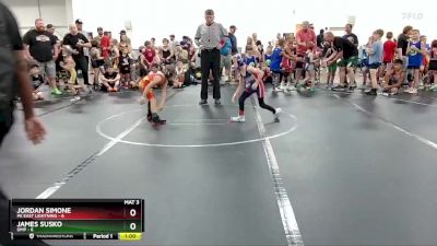 48 lbs Round 2 (4 Team) - Jordan Simone, PA East Lightning vs James Susko, OMP