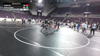 116.8-123.1 lbs Champ. Round 3 - Hope ELLISON, Widefield Wrestling Club vs Jalor Lee, Eaglecrest Wrestling Club