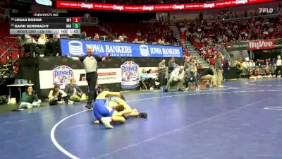 2A-150 lbs Cons. Round 3 - Logan Boehm, North Fayette Valley vs Gavin Gerbracht, Dike-New Hartford