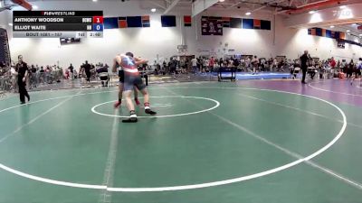 157 lbs Champ. Round 1 - Elliot Waite, Nottoway NCWC vs Anthony Woodson, Bath County Wrestling Club