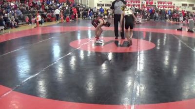 86 lbs Cons. Round 2 - Ryker Meyering, Apple Valley Wrestling Club vs Jaxson Nordlie, Monticello Warriors