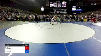 170 lbs Rnd Of 64 - Riggin Boger, Utah vs Chris Moore, Illinois