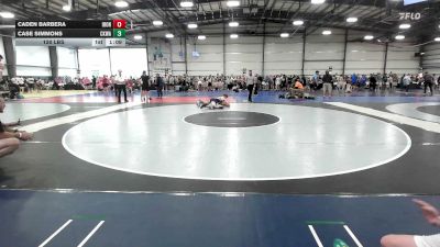 120 lbs Rr Rnd 1 - Caden Barbera, Iron Faith Black - HSB vs Case Simmons, CKWA - HSB