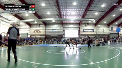 113 lbs Cons. Semi - Carlos Marquez, Elko vs Brian Bernabe-Verdin, Hug