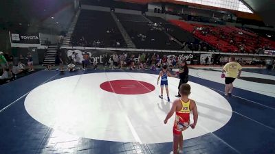77 lbs Champ. Round 3 - Brock Hvass, Idaho vs Zion Cisneros, Oregon