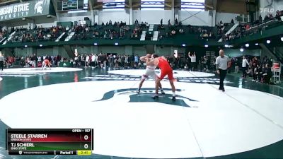 157 lbs Champ. Round 2 - Steele Starren, Oregon State vs TJ Schierl, Ohio State