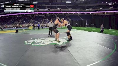 D4-285 lbs 7th Place Match - Brock Woodhouse, Marcellus vs Solomon Fisher, Mayville