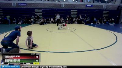 43 lbs Round 1 - Gideon Gifford, Pilgrim Wrestling Club vs Dallas Nelson, Homedale WC