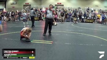 75 lbs Quarterfinals (8 Team) - Kayden Rands, Ares Red vs Treyten Embrey, MO Outlaws