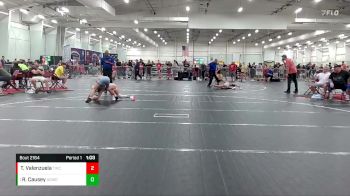 105 lbs Semifinal - Raymond Causey, American Dream Wrestling Club vs Ty Valenzuela, The Wrestling Center