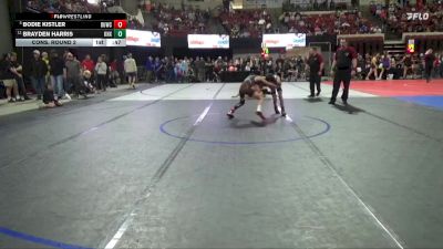 74 lbs Cons. Round 2 - Brayden Harris, Miles City vs Bodie Kistler, Sheridan Wrestling Club