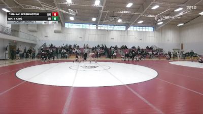 190 lbs Champ. Round 1 - Malaki Washington, Linsly School vs Matt King, Haverford School