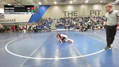 48 lbs Champ. Round 1 - Teddy Beus, Warrior Wrestling Club vs Reno Cook, Fremont Wrestling Club
