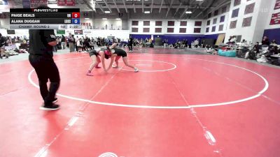 160 lbs Champ. Round 2 - Alana Duggan, Lindenwood University vs Paige Beals, Unattached
