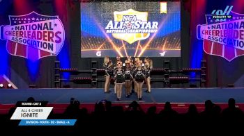 All 4 Cheer - Ignite [2025 L1 Youth - D2 - Small - A Day 2] 2025 NCA All-Star National Championship