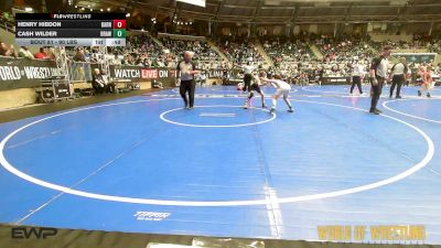 90 lbs Consi Of 16 #2 - Henry Hibdon, Barnsdall Youth Wrestling vs Cash Wilder, Brawlers Wrestling Club KS