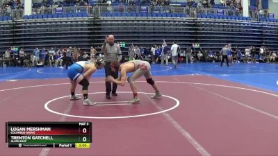 157 lbs Quarterfinal - Trenton Gatchell, ALLEN EAST vs Logan Mershman, COLUMBUS GROVE