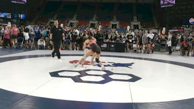 110 lbs Champ. Rd Of 32 - Isabel Kaplan, Indiana vs Lillian Seagreaves, Pennsylvania