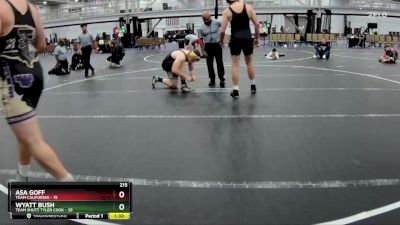 215 lbs Placement (4 Team) - Wyatt Bush, Team Shutt Tyler Cook vs Asa Goff, Team California