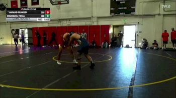 197 lbs Cons. Round 4 - Ahmad Wahedi, Sacramento City College vs Emanuel Pena, Lemoore College