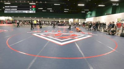 106 lbs Round Of 128 - Mark Ramirez, CA vs Jonas Lusker, NJ