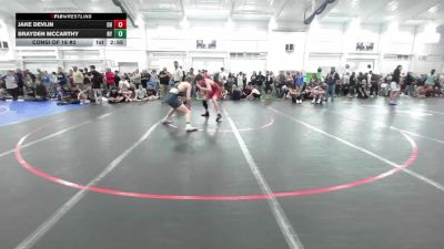 E-139 lbs Consi Of 16 #2 - Jake Devlin, OH vs Brayden McCarthy, NY