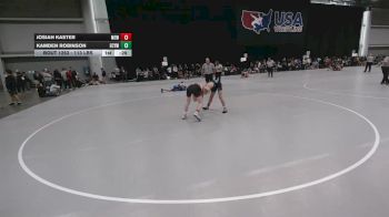 113 lbs Cons. Rd Of 64 - Josiah Kaster, Moyer Elite Wrestling vs Kamden Robinson, Elm Creek Youth Wrestling Club