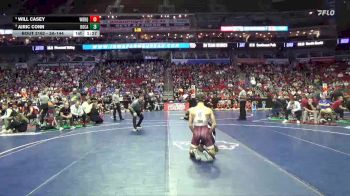 3A-144 lbs Champ. Round 2 - Will Casey, Western Dubuque vs Airic Conn, Dowling Catholic