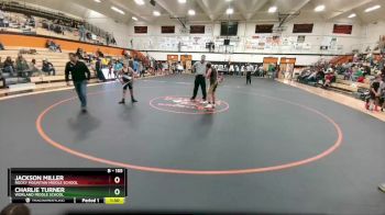155 lbs Round 4 - Charlie Turner, Worland Middle School vs Jackson Miller, Rocky Mountain Middle School