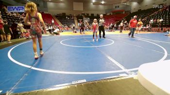 61-65 lbs Rr Rnd 3 - Karsyn Hockett, Caney Valley Wrestling vs Kloe Routledge, Husky WC